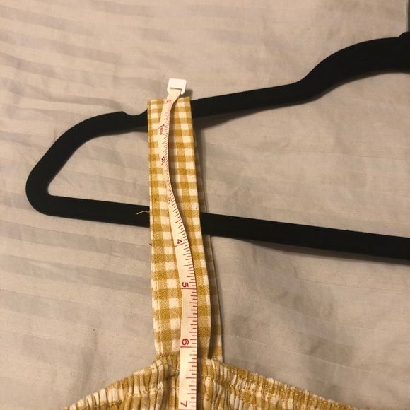 Yellow gingham romper - Picture 6 of 8